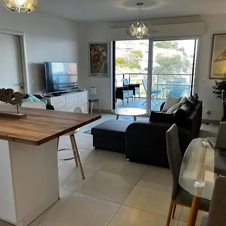 Apartamento Beautiful Sea View Overlooking Monaco *