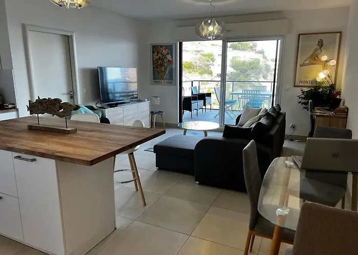 Apartmán Beautiful Sea View Overlooking Monaco *