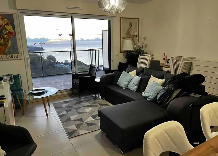 Apartmán Beautiful Sea View Overlooking Monaco Beausoleil